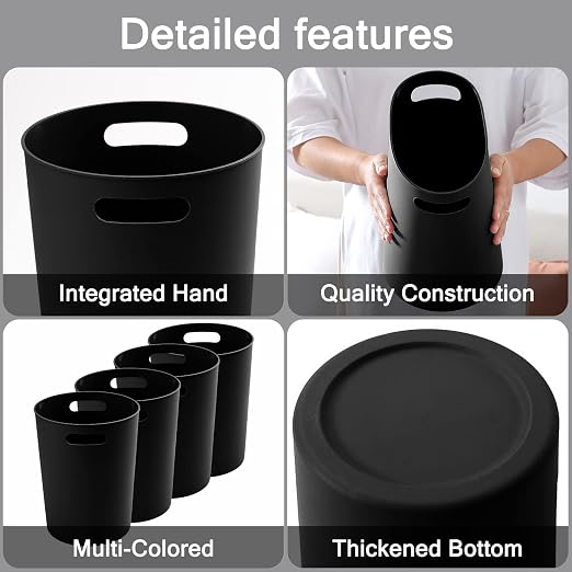 4 Pack Small Trash Can for Bathroom - Image 3