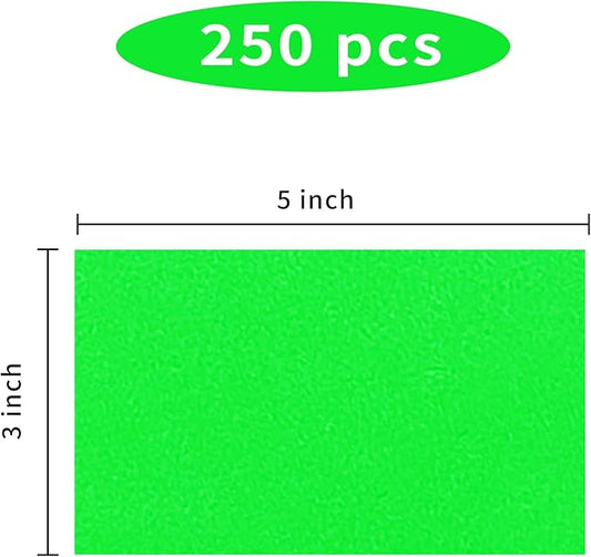 STARLIBOO 3"X5" Rectangle Color Coding Labels, Removable Square Label Inventory - Image 2