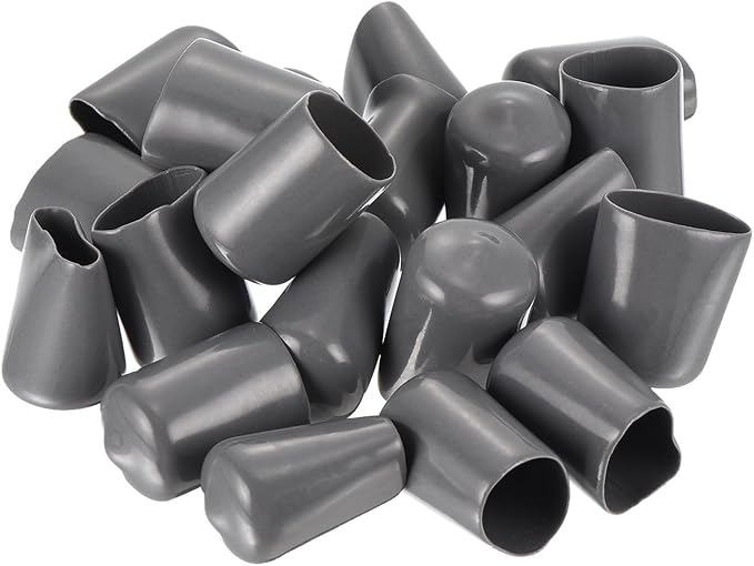 uxcell 20pcs Rubber End Caps 14mm ID Vinyl PVC Round Tube Bolt Cap Cover Screw - Image 4