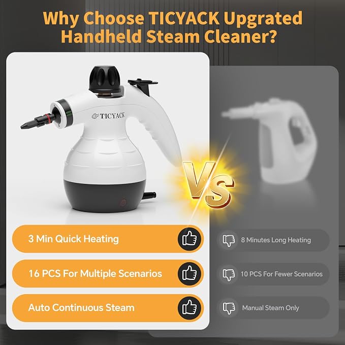 Steam Cleaner, Handheld Steam Cleaner - Image 3