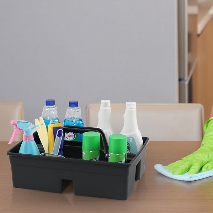 6 Pack Plastic Cleaning Caddy - Image 4