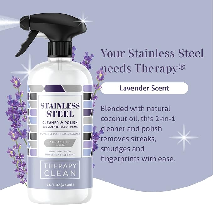 Therapy Stainless Steel Cleaner and and Polish Wipes Bundle - Image 2