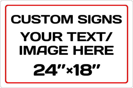 Personalized signs, Aluminum Weatherproof Metal Sign, Optional reflective by Repaly