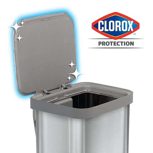 Glad Stainless Steel Step Trash Can, Series 2 - Image 2