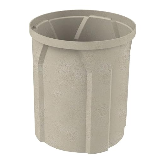 42 Gallon Circle 100% Recycled Plastic Heavy Duty Indoor or Outdoor Commercial - Image 6