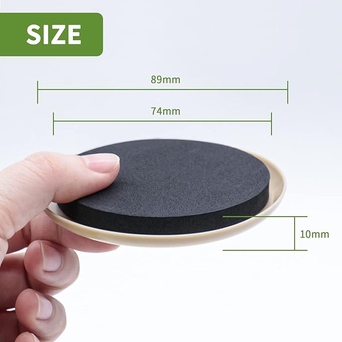 Furniture Sliders for Carpet 8 PCS - Image 6