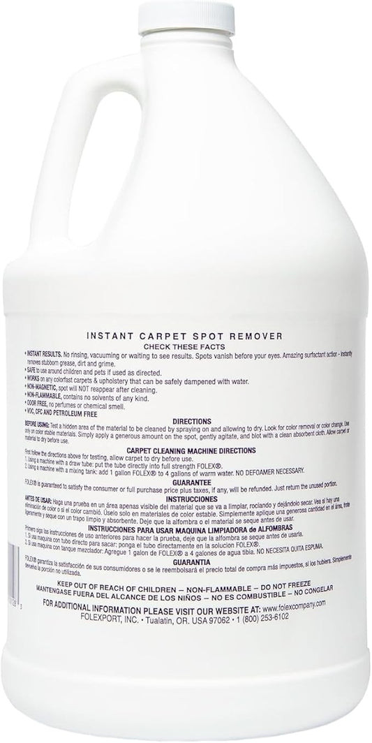 FOLEX Instant Carpet Spot Remover Carpet Cleaner - 128 oz - Removes Pet - Image 2