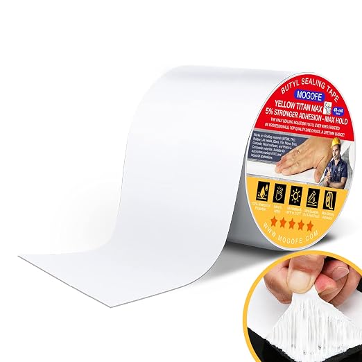 Max RV Roof Sealant Tape White by MOGOFE