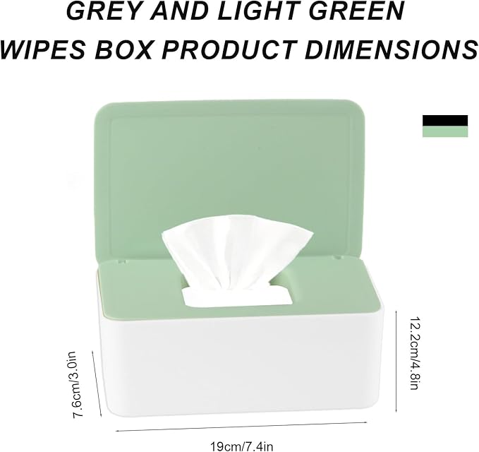 1 Pcs Diaper Wipes Dispenser, Refillable Wipe Container, Wipe Container - Image 2