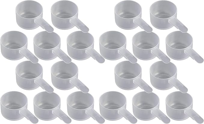 23 mL Plastic Measuring Packaging Scoop, Short Handle by Advanced+Girl