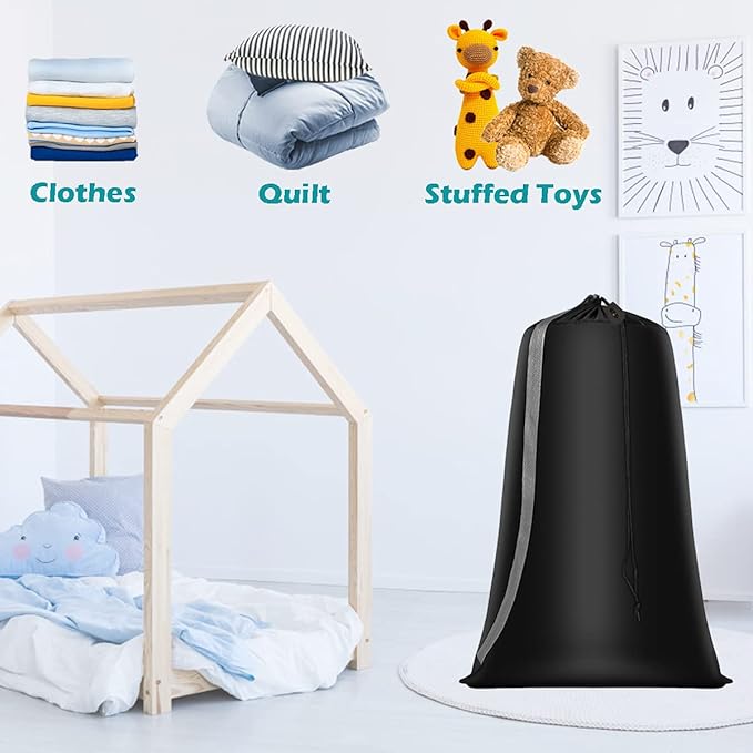 Heavy Duty Laundry Bag 2 Pack XL Nylon Laundry Bags - Image 7