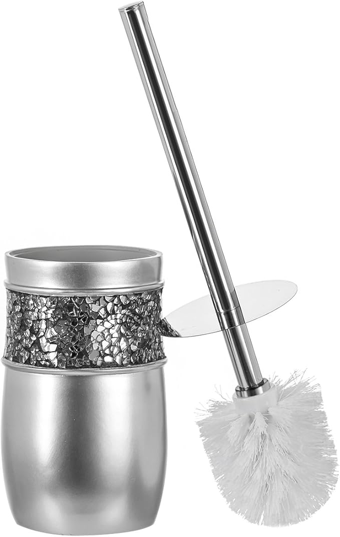 Crackled Glass Toilet Brush by CreativeScents