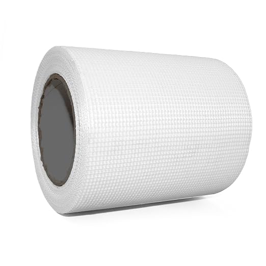 6" 100 Feet Drywall Joint Tape, Self-Adhesive Encrypted Fiberglass Drywall by Hubaow
