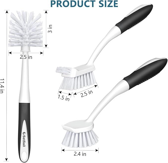 SetSail Dish Brush Set of 3 - Image 2