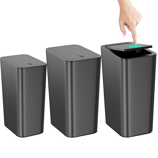 N. NETDOT Bathroom Trash Can by NNETDOT