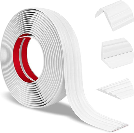 Wall Corner Protector Peel and Stick Corner Trim Molding Flexible Inside & by Heonay