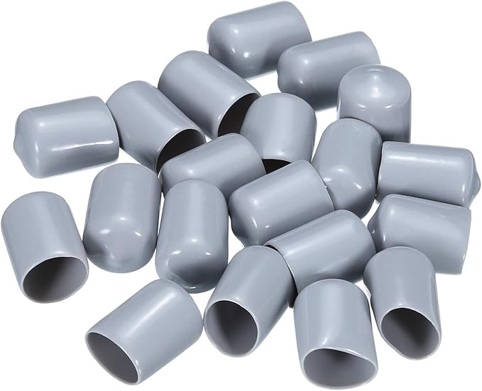 uxcell 20pcs Rubber End Caps 15mm ID Vinyl PVC Round Tube Bolt Cap Cover Screw - Image 4
