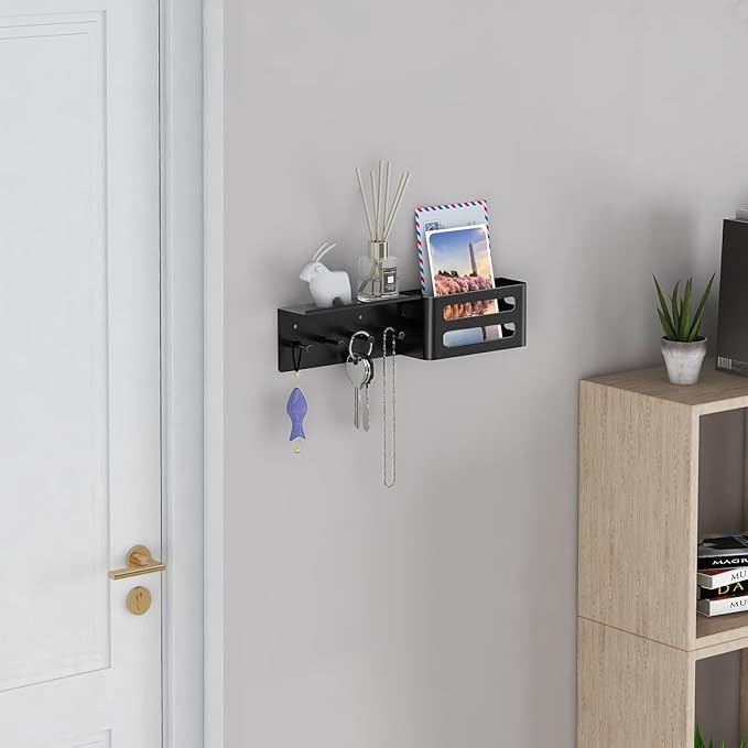 MKO Key Holder for Wall, Mail Organizer Key Rack - Image 7