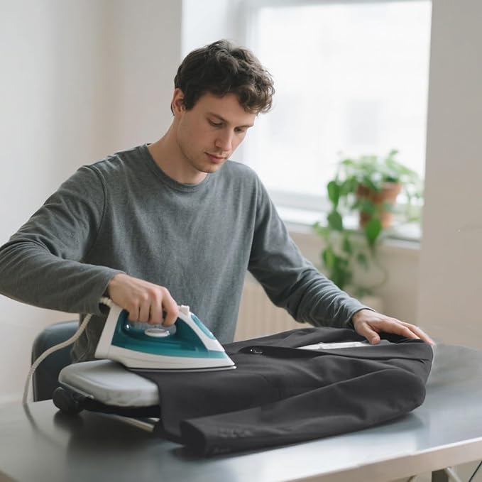 Small Ironing Board with Iron Holder, RAINHOL Countertop Mini Ironing Board - Image 7