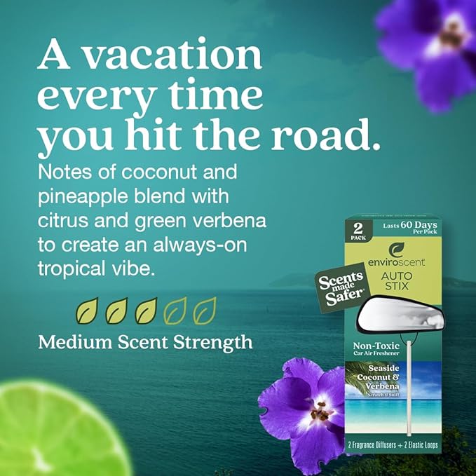 Enviroscent Non-Toxic Car Air Freshener Natural Car Air Freshener | Essential - Image 3