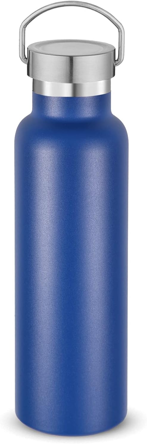 Neihepal Navy Stainless Steel Water Bottles, 20 Ounce Vacuum Insulated Double by Neihepal
