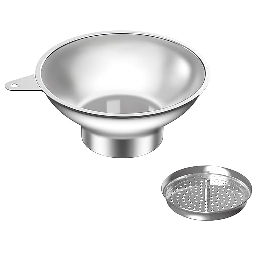 Canning Funnel with Strainer by Unknown