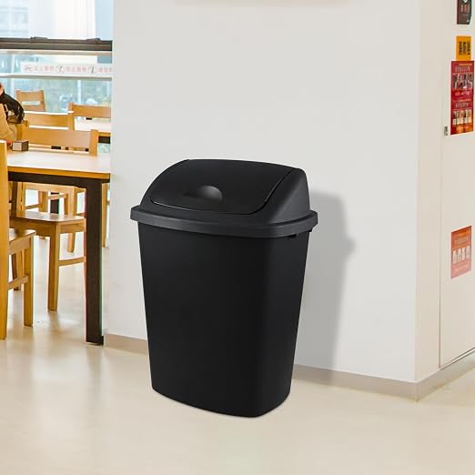 Zopnny 4-Pack 18 Gallon Tall Kitchen Swing Top Garbage Can, Plastic Swing Top - Image 7