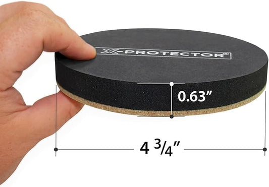 Felt Furniture Sliders Hardwood Floors X-PROTECTOR – 8 PCS 4 3/4 inch Furniture - Image 2