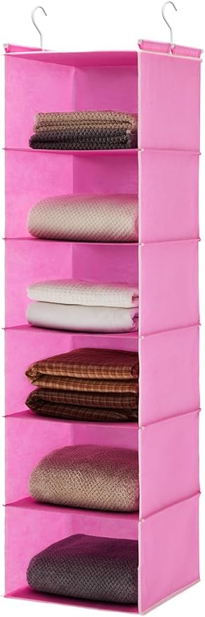 MAX Houser 6-Shelf Hanging Closet Organizer, Hanging Storage Shelves by MAXHouser
