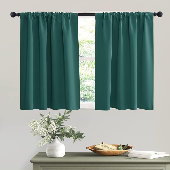 RYB HOME Blackout Curtains for Bathroom by RYBHOME
