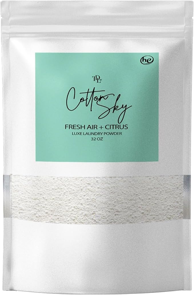 Home 'COTTON SKY', Concentrated, Natural Laundry Detergent Powder by TheDiamondLife