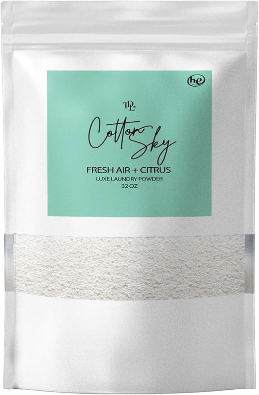 Home 'COTTON SKY', Concentrated, Natural Laundry Detergent Powder by TheDiamondLife