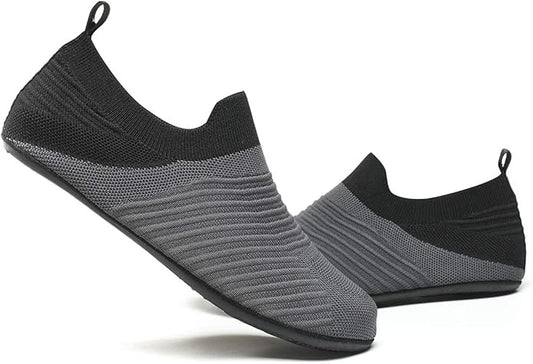 Adult Indoor House Slippers Socks Lightweight Non Slip Grip House Home Shoes - Image 2