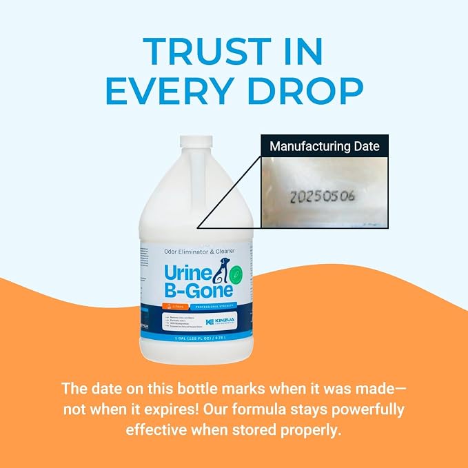 KINZUA ENVIRONMENTAL Urine B-Gone, Professional Enzyme Odor Eliminator & Pet - Image 7