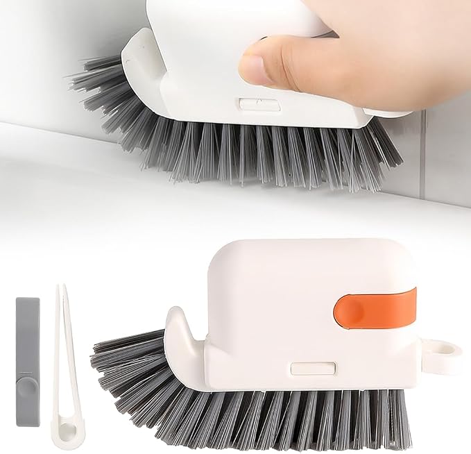 3 in 1 Groove Cleaning Brush, 2025 New Multifunction Window Track Cleaner Brush by Happiness