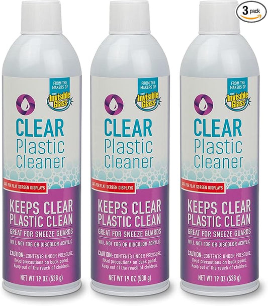 Invisible Glass 91014-3PK 19-Ounce Screen and Plastic Cleaner Protectant and by InvisibleGlass
