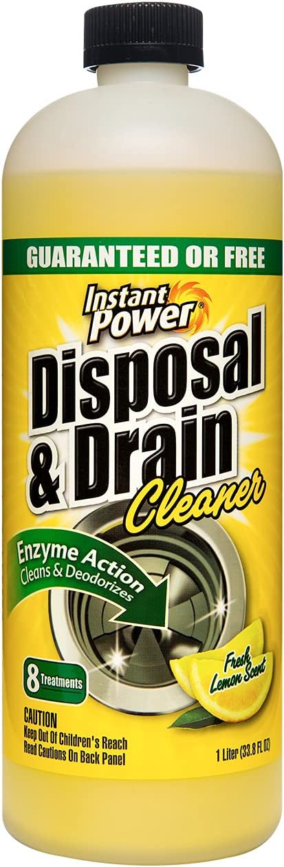 Instant Power Disposal and Drain Cleaner – Liquid Enzyme Clog Remover, Cleans by ScotchCorp
