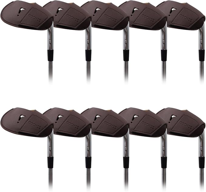 I Golf Iron Headcovers 10pcs PU Fit Both Right-Handed Clubs Golf Club Protector - Image 6