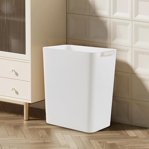 3-Pack 4.5 Gallon Plastic Rectangular Wastebasket - Image 4