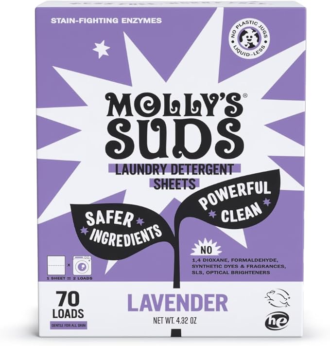 Molly’s Suds Laundry Detergent Sheets | Gentle on Sensitive Skin, Powerful by MollysSuds