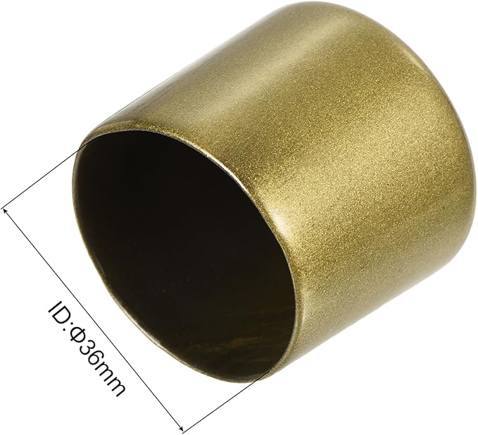 uxcell 20pcs Rubber End Caps 36mm ID Vinyl Round Tube Bolt Cap Cover Thread - Image 3