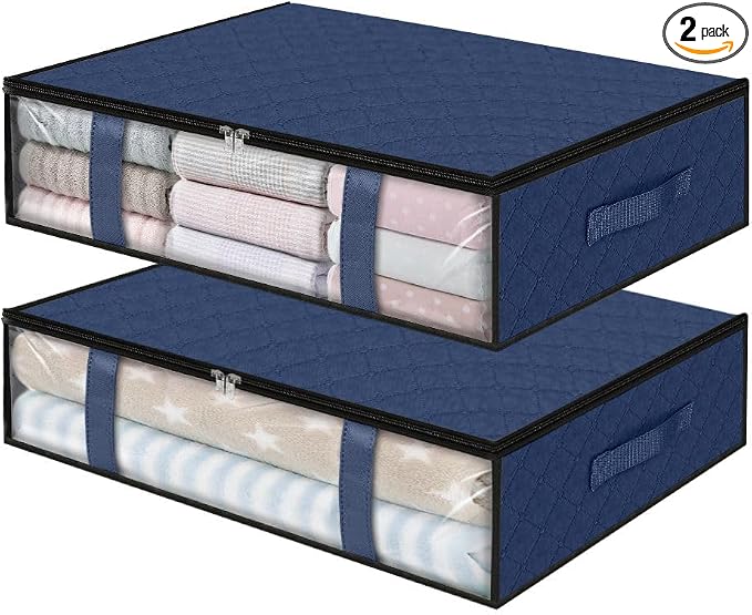 StorageRight Under Bed Storage Bins, Breathable Organizer by StorageRight