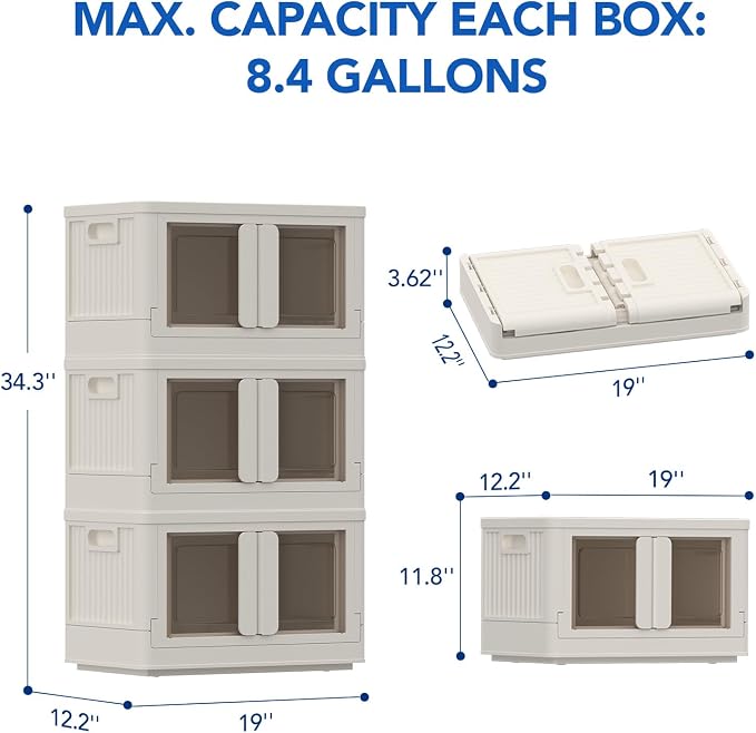 FLEXIMOUNTS 110 QT Stackable Storage Bins - Image 9