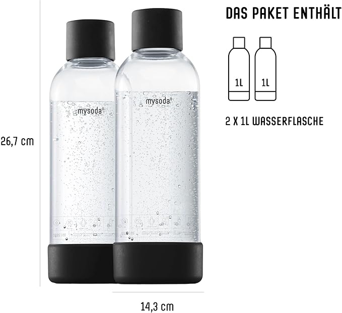 Mysoda Carbonating Bottles 2Pck 1L - Image 5