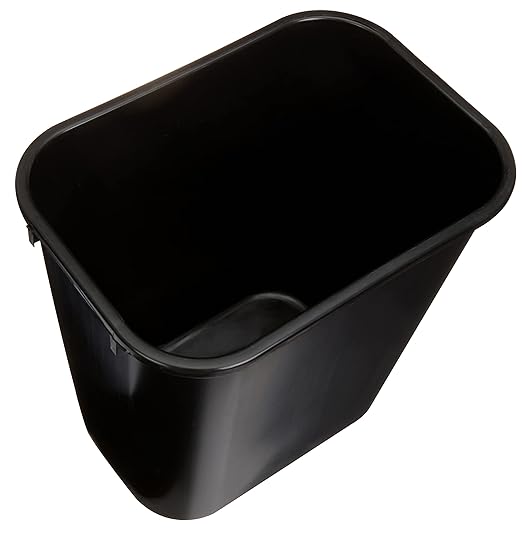 Amazon Basics Trash Can, Rectangular Commercial Office Wastebasket, 7 Gallon - Image 4