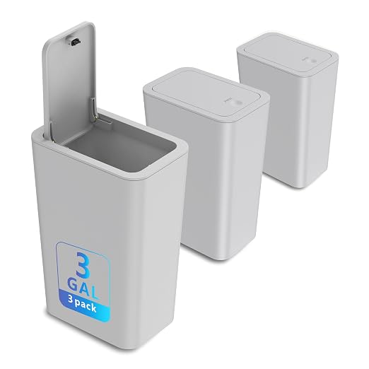 N. NETDOT 3 Pack Small Trash Can by NNETDOT