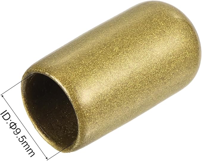 uxcell 20pcs Rubber End Caps 10mm ID Vinyl Round Tube Bolt Cap Cover Thread - Image 3