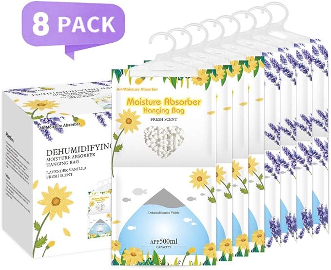CANAGER Hanging Moisture Absorber, Fresh Scent and Lavender Vanilla - Image 2