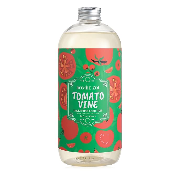 ROMIIE ZOI Liquid Hand Soap Refill, Tomato Vine, Gentle & Moisturizing Formula by ROMIIEZOI