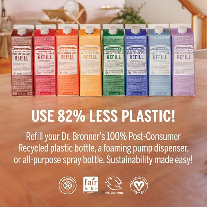 Dr. Bronner's Pure-Castile Liquid Magic Soap Refill - Image 5